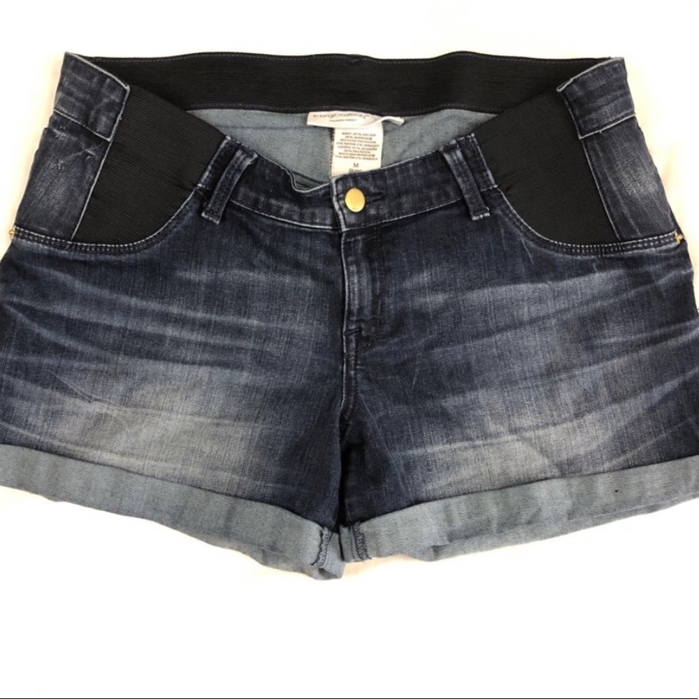 COPY - Liz Lange Denim Maternity Shorts